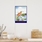 Mangrove Island Heron Poster (Keuken)