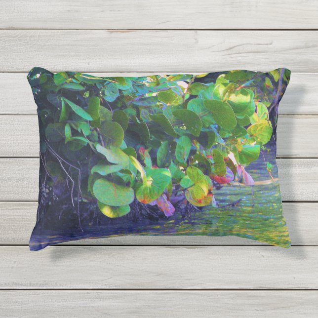 Mangrove Lagoon met Zeeen druiven Buitenkussen (Voorkant)