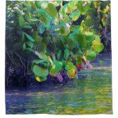 Mangrove Lagoon met Zeeen druiven Douchegordijn (Voorkant)
