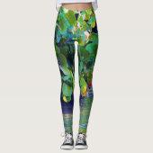 Mangrove Lagoon met Zeeen druiven Leggings (Voorkant)