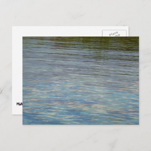 Mangrove Lagoon Water Blue Briefkaart (Voorkant / Achterkant)