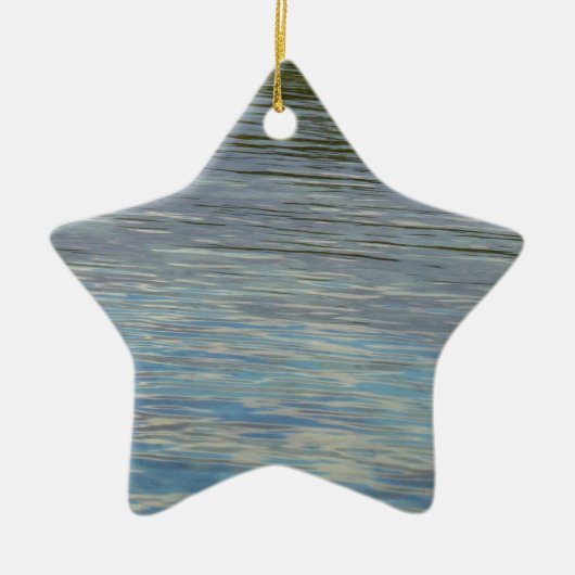 Mangrove Lagoon Water Blue Keramisch Ornament (Voorkant)