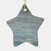 Mangrove Lagoon Water Blue Keramisch Ornament (Links)