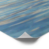 Mangrove Lagoon Water Blue Poster (Hoek)