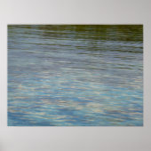 Mangrove Lagoon Water Blue Poster (Voorkant)