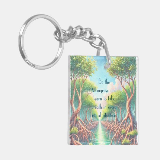 Mangrove & offerte sleutelhanger (Voorkant Links)