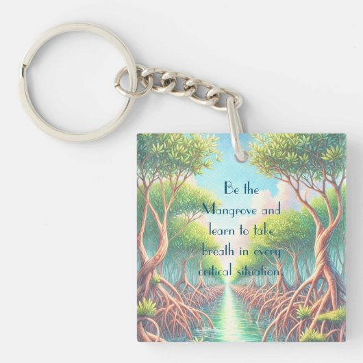 Mangrove & offerte sleutelhanger (Voorkant)