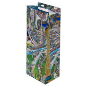 Mangrove Root Wine Gift Bag Wijn Cadeautas (Voorkant Gekanteld)