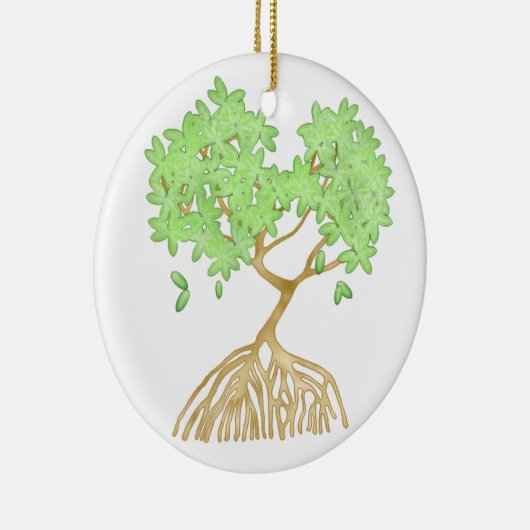 Mangrove Tree Keramisch Ornament (Rechts)