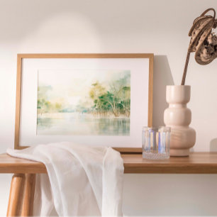 Mangroves Waterverf schilderij Poster