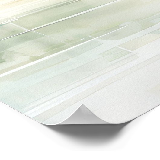 Mangroves Waterverf schilderij Poster (Hoek)