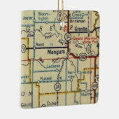 Mangum OK Retro Keramisch Ornament (Rechts)