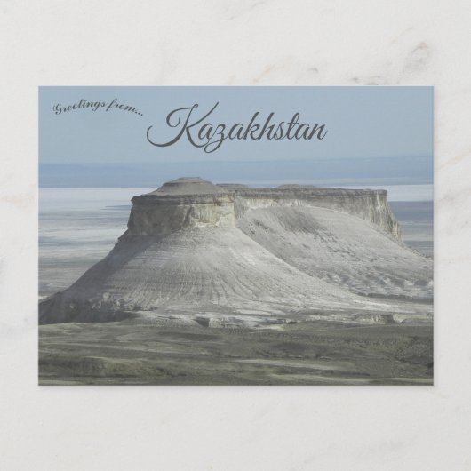 Mangystau Kazachstan Briefkaart (Voorkant)