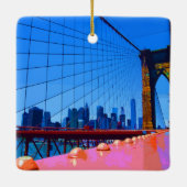 Manhattan 3000 keramisch ornament (Achterkant)