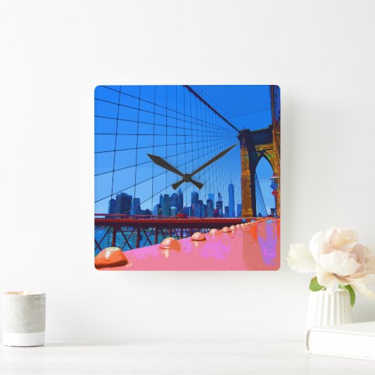 Manhattan 3000 vierkante klok (Huis)