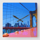 Manhattan 3000 vierkante klok (Voorkant)