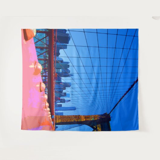 Manhattan 3000 wandkleed (Voorkant (horizontaal))