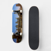 Manhattan and Brooklyn Bridge bij schemering Persoonlijk Skateboard (Voorkant)