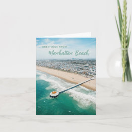 Manhattan Beach Briefkaart Persoonlijke groet