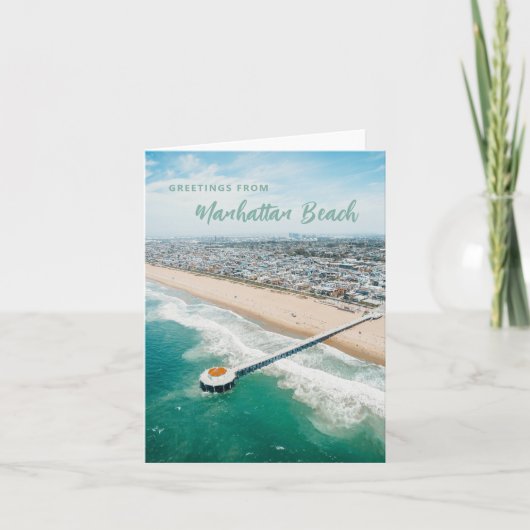 Manhattan Beach Briefkaart Persoonlijke groet (Voorkant)