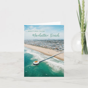 Manhattan Beach Briefkaart Persoonlijke groet