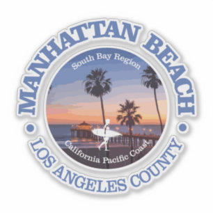 Manhattan Beach (C) Sticker
