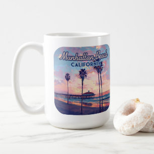 Manhattan Beach California Los Angeles Retro Koffiemok