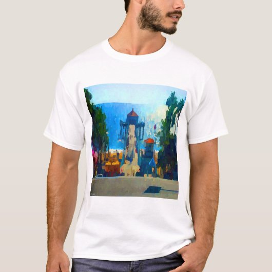 Manhattan Beach California T-shirt (Voorkant)