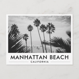 Manhattan Beach Californië Kustlijn Los Angeles Briefkaart