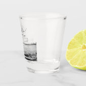 Manhattan Beach Huwelijksgunst Gepersonaliseerde P Shot Glas (Rechts)