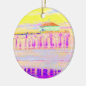 Manhattan Beach Keramisch Ornament (Links)