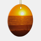 Manhattan Beach Keramisch Ornament (Rechts)