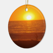 Manhattan Beach Keramisch Ornament (Links)