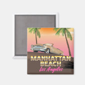 Manhattan beach Los Angeles Magneet (Voorkant / Achterkant)