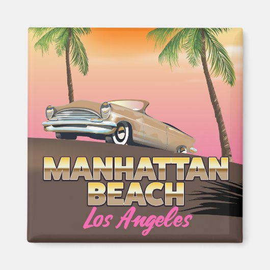 Manhattan beach Los Angeles Magneet (Voorkant)