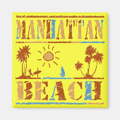 Manhattan Beach Magneet (Voorkant)