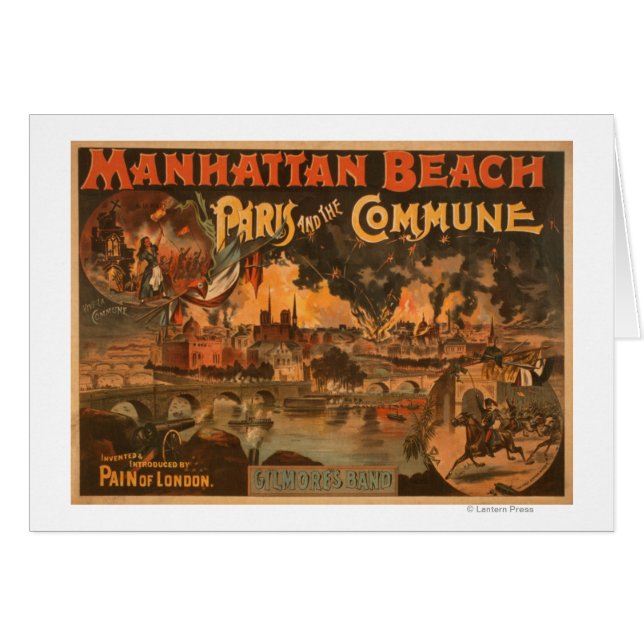 Manhattan Beach - Parijs en het commune Play (Voorkant Horizontaal)