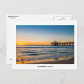 Manhattan Beach Pier Briefkaart (Voorkant / Achterkant)