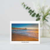 Manhattan Beach Pier Card Briefkaart (Staand voorkant)