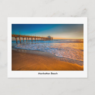 Manhattan Beach Pier Card Briefkaart