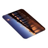 Manhattan Beach Pier in sunset, Californië Magneet (Rechterzijde)