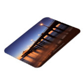 Manhattan Beach Pier in sunset, Californië Magneet (Linkerzijde)