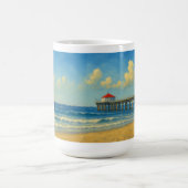 Manhattan Beach Pier met rood dak Koffiemok (Center)