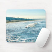 Manhattan Beach Pier Morning Surf - Zen Muismat (Met muis)