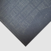 Manhattan Blueprint 18lb - losblad Tissuepapier (Detail)