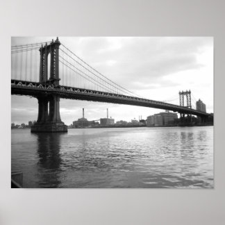 Manhattan Bridge - 15 x 11 poster - Geen rand