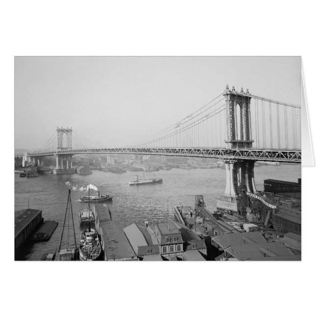 Manhattan Bridge, 1909 (Voorkant Horizontaal)
