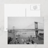 Manhattan Bridge, 1909 Briefkaart (Voorkant / Achterkant)