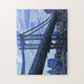 Manhattan Bridge A2 van NYC Legpuzzel (Verticaal)