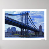 Manhattan Bridge A2 van NYC Poster (Voorkant)